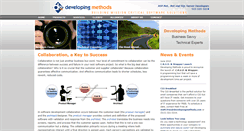 Desktop Screenshot of developingmethods.com